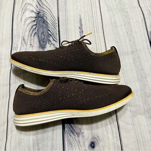 Cole Haan Shoes Men 13 M OriginalGrand Oxford Plain Toe Gray Stitchlite‎ main image 4